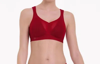Anita Air Control Deltapad Sports Bra In Lipstick