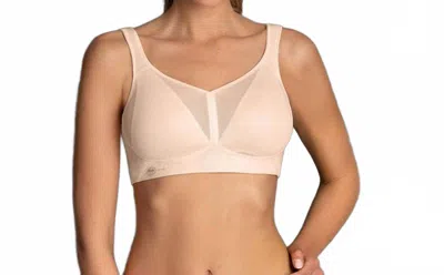 Anita Air Control Deltapad Sports Bra In Smart Rose In Brown