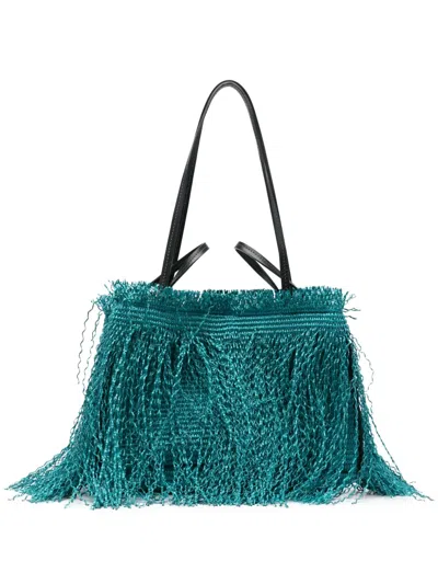 ANITA BILARDI SMALL FRANGE TOTE BAG