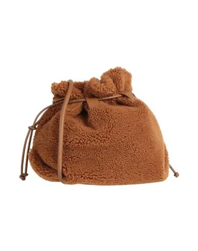 Anita Bilardi Woman Cross-body Bag Tan Size - Lambskin In Brown