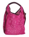 Anita Bilardi Woman Handbag Fuchsia Size - Polyamide, Calfskin In Pink