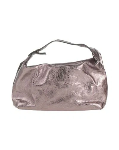 Anita Bilardi Woman Handbag Lead Size - Leather In Grey
