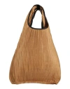 Anita Bilardi Woman Handbag Camel Size - Soft Leather In Yellow