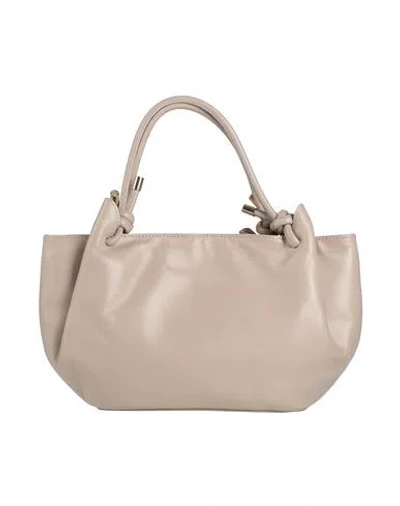 Anita Bilardi Woman Handbag Taupe Size - Calfskin In Gray
