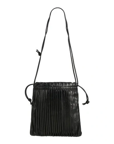 Anita Bilardi Woman Shoulder Bag Black Size - Leather
