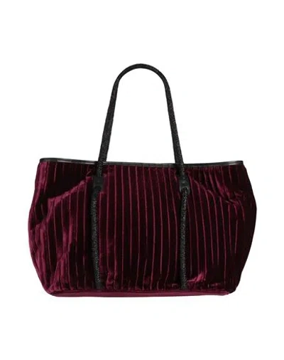 Anita Bilardi Woman Shoulder Bag Garnet Size - Textile Fibers In Red