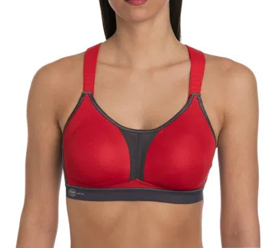 Anita Dynamix Star Maximum Support Sport Bra In Red In Multi