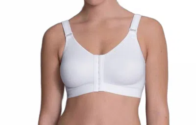 Anita Frontline Front Closure Sports Bra In White