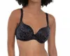 Anita Joy Underwire Bra With Moulded Cups In Anthracite In Blue
