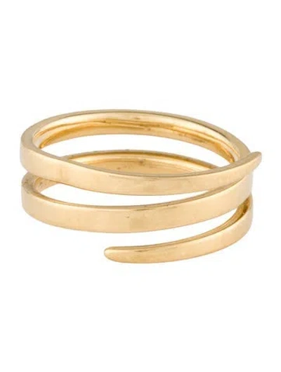 Pre-owned Anita Ko 18k Classic Coil Ring In Multi