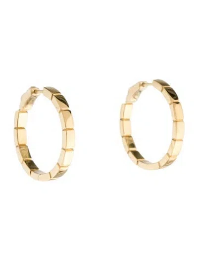 Pre-owned Anita Ko 18k Classic Medium Bunny Hoop Earrings In Multicolor