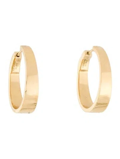 Pre-owned Anita Ko 18k Classic Medium Meryl Hoop Earrings In Multi