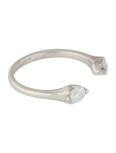 Pre-owned Anita Ko 18k Diamond Orbit Ring In Multi