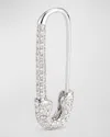 Anita Ko 18k Diamond Safety Pin Earring, Single In Wg