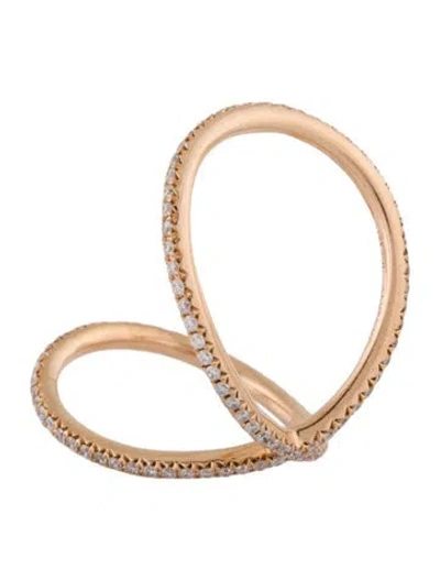 Pre-owned Anita Ko 18k Diamond Super 8 Ring In Multi