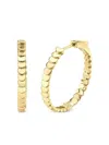Anita Ko 18k Gold Classic Luna Medium Hoop Earrings In Gold