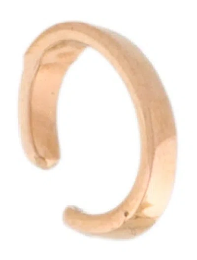 Pre-owned Anita Ko 18k Plain Single Ear Cuff In Multicolor