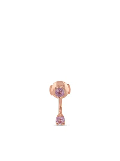 Anita Ko 18k Rose Gold Orbit Sapphire Single Earring