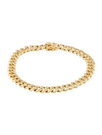 Pre-owned Anita Ko 18k Small Havana Link Bracelet, 6.25" In Multi