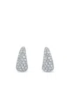 Anita Ko 18k White Gold Diamond Baby Claw Earrings In White