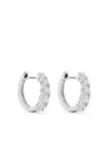 Anita Ko 18k White Gold Diamond Earrings In Silver