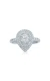 Anita Ko 18k White Gold Diamond Loulou Locket Ring In Metallic