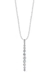 Anita Ko 18k White Gold Medium Diamond Twiggy Necklace In Metallic
