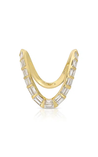 Anita Ko 18k Yellow Gold Baguette Diamond Ulla Ring