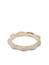 Anita Ko 18kt Yellow Gold Bamboo Diamond Ring In Gold