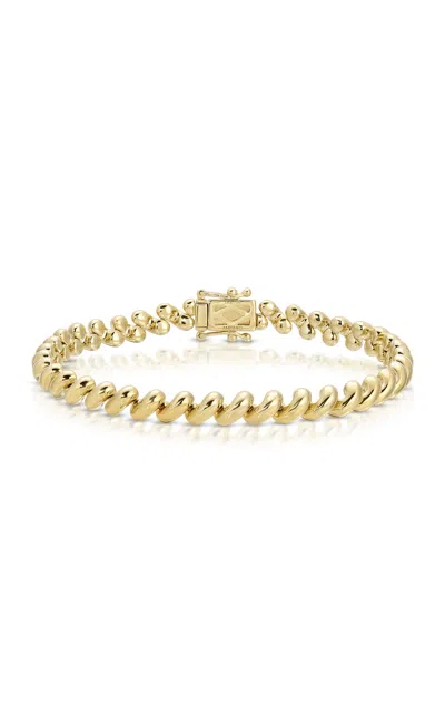 Anita Ko 18k Yellow Gold Coil Bracelet