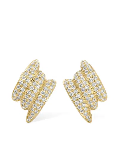 ANITA KO 18K YELLOW GOLD DIAMOND CLAIRE EARRINGS