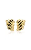 Anita Ko 18k Yellow Gold Diamond Croissant Earrings