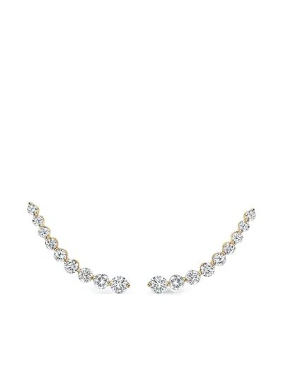 Anita Ko 18k Yellow Gold Diamond Floating Earrings