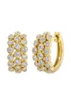 Anita Ko 18k Yellow Gold Diamond Huggie Earrings In Gold