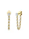 Anita Ko 18k Yellow Gold Diamond Loop Earrings In Gold