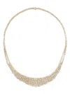 Anita Ko 18k Yellow Gold Diamond Mesh Necklace In Gold
