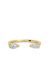 Anita Ko 18k Yellow Gold Diamond Ring In Brown