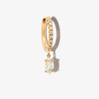 Anita Ko 18k Yellow Gold Diamond Huggie Hoop Earring