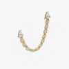 Anita Ko 18k Yellow Gold Double Piercing Diamond Earring In Gold