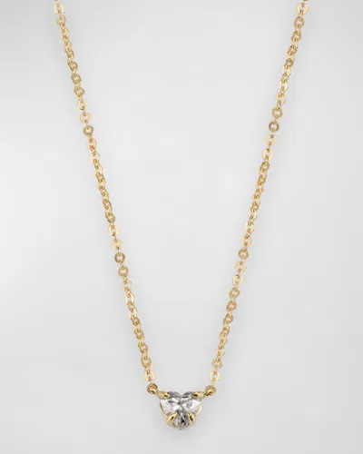 Anita Ko 18k Yellow Gold Heart Diamond Necklace