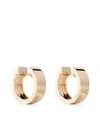 Anita Ko 18kt Yellow Gold Wide Huggie-hoop Earrings In Gold