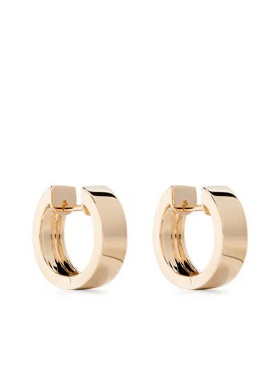 Anita Ko 18kt Yellow Gold Wide Huggie-hoop Earrings