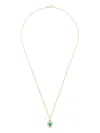 Anita Ko Women's Loulou 18k Yellow Gold, Emerald & 0.36 Tcw Diamond Locket Necklace In Gold