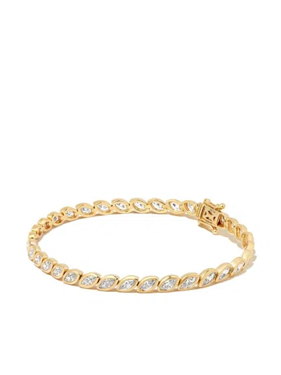 Anita Ko 18k Yellow Gold Marquis Diamond Tennis Bracelet
