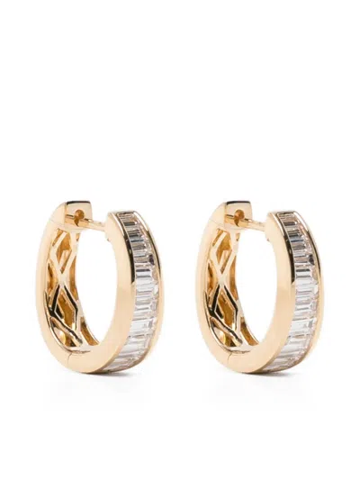 Anita Ko 18k Yellow Gold Meryl Diamond Huggie Earrings