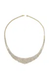 Anita Ko 18k Yellow Gold Mesh Diamond Selene Necklace