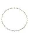 Anita Ko 18k Yellow Gold Pave Triangle Eternity Choker