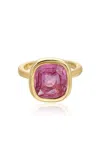 Anita Ko 18k Yellow Gold Pink Sapphire Ring