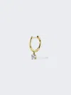 Anita Ko 18k Yellow Gold Plain Round Diamond Drop Huggie