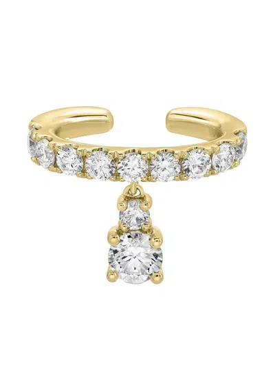 Anita Ko 18k Yellow Gold Round Drop Daphne Diamond Ear Cuff